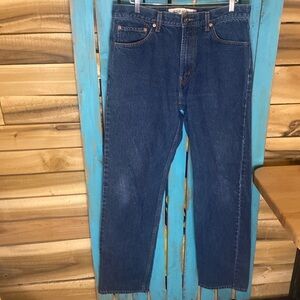 Levi’s 505 regular fit straight jeans size 35x36 (tag says 36x36)